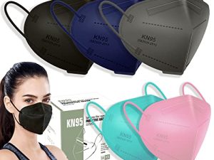 أقنعة الوجه من DIDIOOI 50 قطعة من 5 طبقات أقنعة حماية من الغبار قابلة للتنفس ومريحة يمكن التخلص منها قناع حماية جهاز التنفس