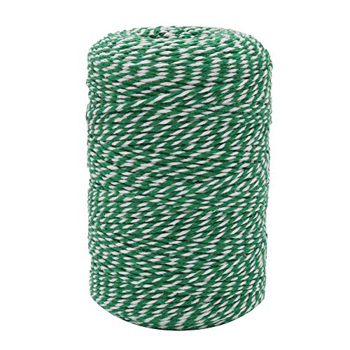 خيوط Tenn Well Green and White ، خيوط قطنية 656 قدمًا مثالية للخبز والجزارين والحرف اليدوية وتغليف هدايا الكريسماس خيوط Tenn Well Green and White ، خيوط قطنية 656 قدمًا مثالية للخبز والجزارين والحرف اليدوية وتغليف هدايا الكريسماس