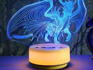 ألعاب KYMELLIE Dragon Night Light Spyro Dragon ، 14 لونًا + مصباح ديكور LED أبيض دافئ ، كيان وجهاز تحكم عن بعد هدايا أعياد الميلاد للأطفال والفتيات (جيل جديد)