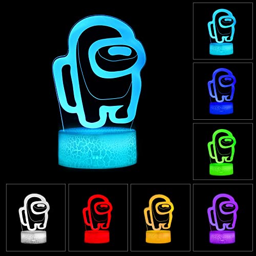 JIAKAI 3D Illusion LED Night Light ، 7 ألوان متغيرة تدريجيًا لمصباح طاولة USB لهدايا الأعياد أو ديكورات المنزل (حيوان ثلاثي الأبعاد) (003) JIAKAI 3D Illusion LED Night Light ، 7 ألوان متغيرة تدريجيًا لمصباح طاولة USB لهدايا الأعياد أو ديكورات المنزل (حيوان ثلاثي الأبعاد) (003)