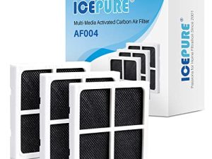 استبدال فلتر هواء الثلاجة من ICEPURE AF004 لجهاز LG LT120F ، Kenmore Elite 469918 ، 9918 ، ADQ73214402 ، ADQ73214404 ، ADQ73334008 ، 3 عبوات