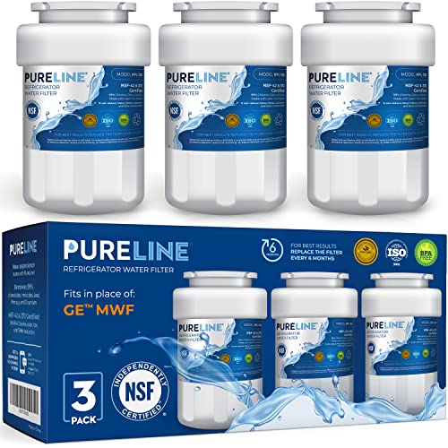 PURELINE MWF GE Smart Water البديلة فلتر MWF ، لفلتر مياه الثلاجة GE MWF و MWFP ، MWFA ، MWFAP ، MWFINT ، GWF ، GWFA ، HWF ، HWFA ، GSE25GSHECSS ، 197D6321P006 (3 عبوات) PURELINE MWF GE Smart Water البديلة فلتر MWF ، لفلتر مياه الثلاجة GE MWF و MWFP ، MWFA ، MWFAP ، MWFINT ، GWF ، GWFA ، HWF ، HWFA ، GSE25GSHECSS ، 197D6321P006 (3 عبوات)