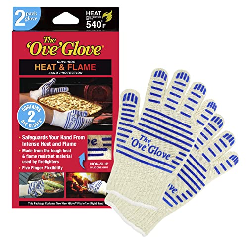 The Ove Glove - حماية فائقة من الحرارة واللهب لليدين - عبوتان من القفازات The Ove Glove - حماية فائقة من الحرارة واللهب لليدين - عبوتان من القفازات